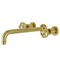 Kingston Brass KS8057RX Wall Mount Tub Faucet, Brushed Brass KS8057RX - alternate 1